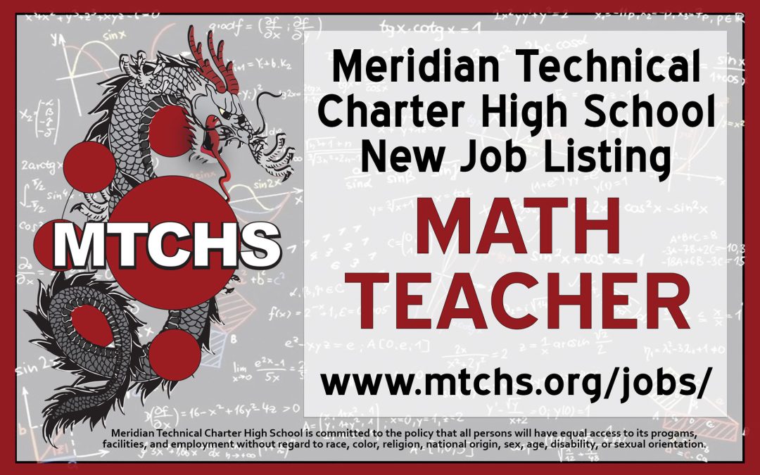 MTCHS Math Job Opening