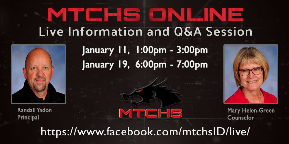 Online Live Information and Q&A Session Information