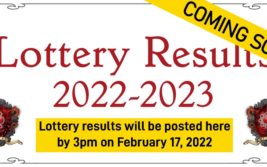Click Here for Lottery Information