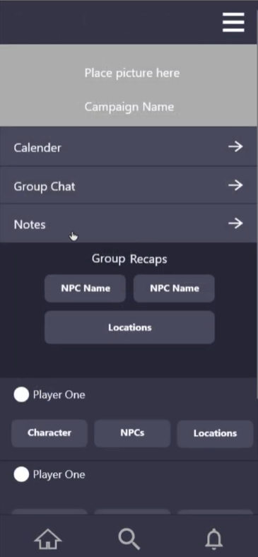 Wyvern App Mockup